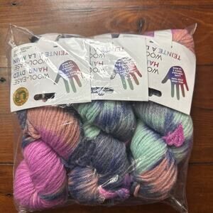 Lion Brand Hand Dyed Yarns Wool Ease Yarn Color “Lavender  Honey” 3